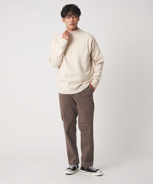 A DAY IN THE LIFE UNITED ARROWS(アデイインザライフユナイテッドアローズ)の「ハイゲージ ミラノリブ モックネックニット-ウォッシャブル-<A DAY IN THE LIFE>(ニット/セーター・メンズ・ターコイズブルー系/ナチュラル/ブラック/ダークグレー・M/S/L)」の17枚目の写真