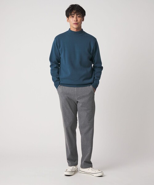A DAY IN THE LIFE UNITED ARROWS(アデイインザライフユナイテッドアローズ)の「ハイゲージ ミラノリブ モックネックニット-ウォッシャブル-<A DAY IN THE LIFE>(ニット/セーター・メンズ・ターコイズブルー系/ナチュラル/ブラック/ダークグレー・M/S/L)」の19枚目の写真
