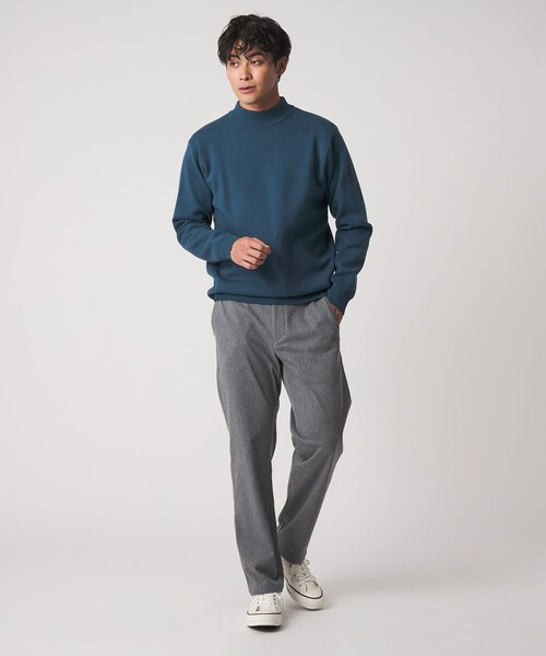 A DAY IN THE LIFE UNITED ARROWS(アデイインザライフユナイテッドアローズ)の「ハイゲージ ミラノリブ モックネックニット-ウォッシャブル-<A DAY IN THE LIFE>(ニット/セーター・メンズ・ターコイズブルー系/ナチュラル/ブラック/ダークグレー・M/S/L)」の20枚目の写真