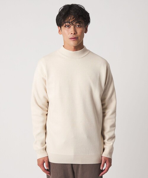 A DAY IN THE LIFE UNITED ARROWS(アデイインザライフユナイテッドアローズ)の「ハイゲージ ミラノリブ モックネックニット-ウォッシャブル-<A DAY IN THE LIFE>(ニット/セーター・メンズ・ターコイズブルー系/ナチュラル/ブラック/ダークグレー・M/S/L)」の21枚目の写真