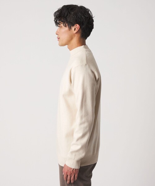 A DAY IN THE LIFE UNITED ARROWS(アデイインザライフユナイテッドアローズ)の「ハイゲージ ミラノリブ モックネックニット-ウォッシャブル-<A DAY IN THE LIFE>(ニット/セーター・メンズ・ターコイズブルー系/ナチュラル/ブラック/ダークグレー・M/S/L)」の22枚目の写真