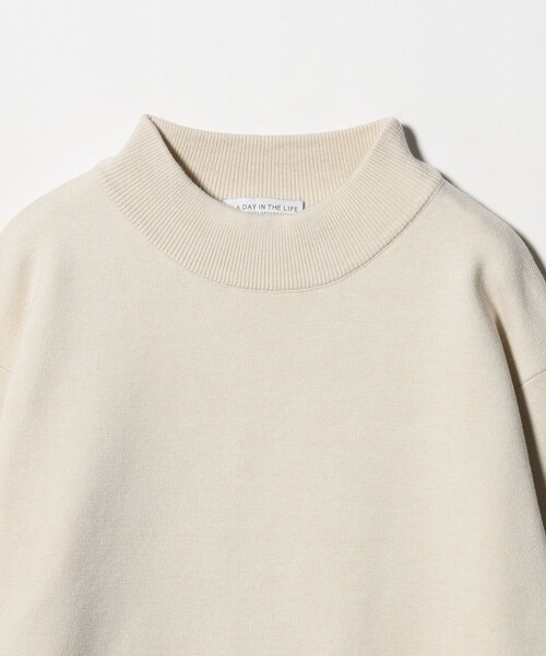 A DAY IN THE LIFE UNITED ARROWS(アデイインザライフユナイテッドアローズ)の「ハイゲージ ミラノリブ モックネックニット-ウォッシャブル-<A DAY IN THE LIFE>(ニット/セーター・メンズ・ターコイズブルー系/ナチュラル/ブラック/ダークグレー・M/S/L)」の7枚目の写真