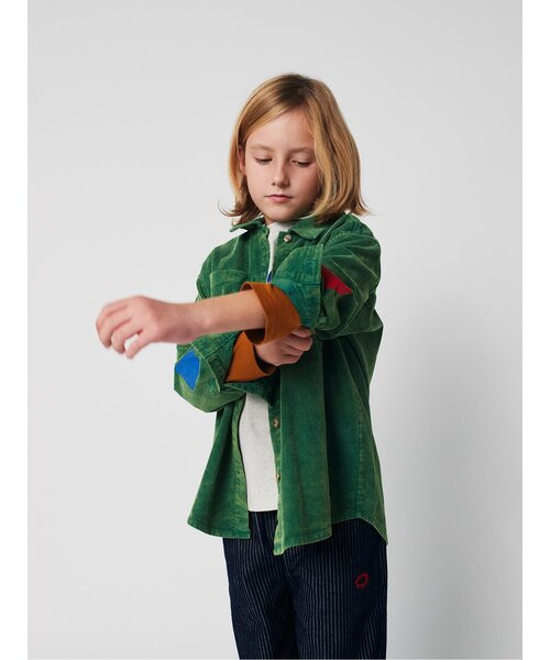 BOBO CHOSES（ボボショーズ）の「Joker長袖ブラウス【キッズ】（シャツ/ブラウス・キッズ・グリーン・110/120/130）」の7枚目の写真