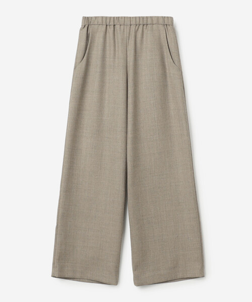 Morris & Sons(モリスアンドサンズ)の「MORRIS & SONS | ウールサキソニー ワイドイージーパンツ WOMEN(その他パンツ・レディース・グレー/ベージュ/ブラウン/ネイビー・1/0)」の5枚目の写真