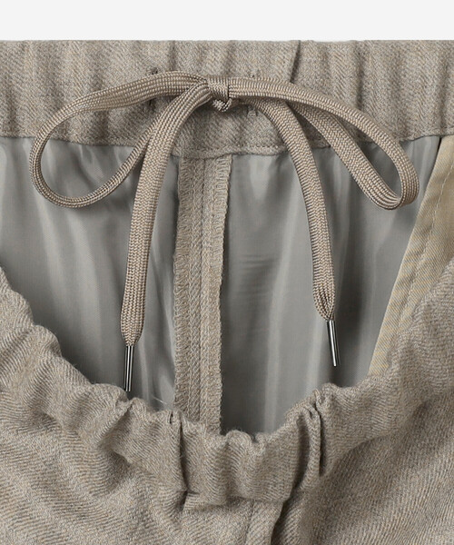 Morris & Sons(モリスアンドサンズ)の「MORRIS & SONS | ウールサキソニー ワイドイージーパンツ WOMEN(その他パンツ・レディース・グレー/ベージュ/ブラウン/ネイビー・1/0)」の9枚目の写真