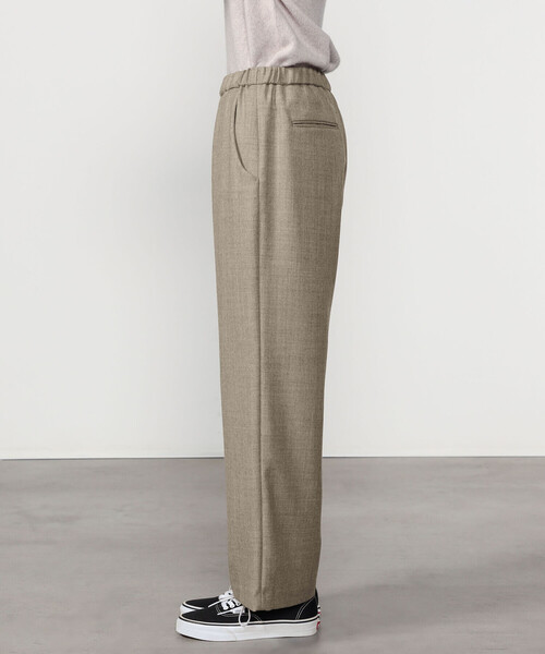 MORRIS & SONS | ウールサキソニー ワイドイージーパンツ WOMEN
