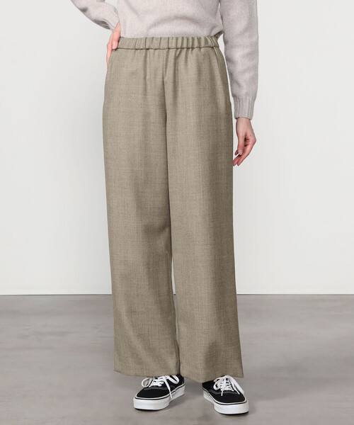 Morris & Sons(モリスアンドサンズ)の「MORRIS & SONS | ウールサキソニー ワイドイージーパンツ WOMEN(その他パンツ・レディース・グレー/ベージュ/ブラウン/ネイビー・1/0)」の14枚目の写真