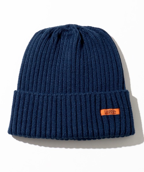 UNIVERSAL OVERALL（ユニバーサルオーバーオール）の「【UNIVERSAL OVERALL/ユニバーサルオーバーオール】リブニットワッチ（ニットキャップ/ビーニー・メンズ・アイボリー/ネイビー/イエロー/ピンク/ブラウン/グレー/サックスブルー/ブラック・FREE）」の5枚目の写真