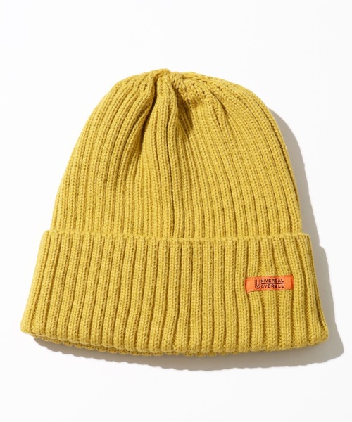 UNIVERSAL OVERALL（ユニバーサルオーバーオール）の「【UNIVERSAL OVERALL/ユニバーサルオーバーオール】リブニットワッチ（ニットキャップ/ビーニー・メンズ・アイボリー/ネイビー/イエロー/ピンク/ブラウン/グレー/サックスブルー/ブラック・FREE）」の7枚目の写真