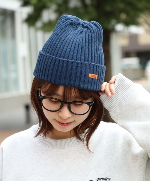 UNIVERSAL OVERALL（ユニバーサルオーバーオール）の「【UNIVERSAL OVERALL/ユニバーサルオーバーオール】リブニットワッチ（ニットキャップ/ビーニー・メンズ・アイボリー/ネイビー/イエロー/ピンク/ブラウン/グレー/サックスブルー/ブラック・FREE）」の21枚目の写真