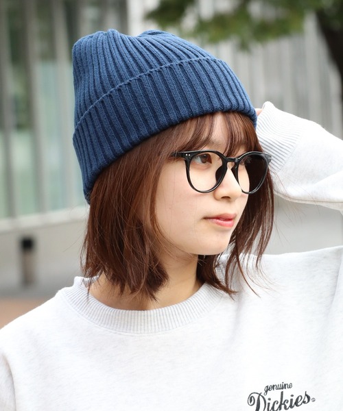 UNIVERSAL OVERALL（ユニバーサルオーバーオール）の「【UNIVERSAL OVERALL/ユニバーサルオーバーオール】リブニットワッチ（ニットキャップ/ビーニー・メンズ・アイボリー/ネイビー/イエロー/ピンク/ブラウン/グレー/サックスブルー/ブラック・FREE）」の22枚目の写真