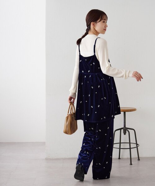 セール】ベロア刺繍イージーパンツ（その他パンツ）｜DISCOAT（ディス