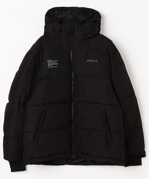 FREAK'S STORE(フリークスストア)の「限定展開 RVCA/ルーカ メンズ BACK PRINT PUFFER JKT ジャケット(ダウンジャケット/コート・メンズ・ブラック・SMALL/MEDIUM/LARGE)」の3枚目の写真