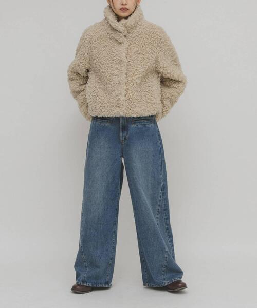 セール】フォルムボアジャケット（その他アウター）｜KBF