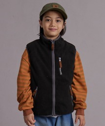 PAIRMANON STREET | フリース スタンドカラー ジップベスト【PAIRMANON STREET】(ベスト)