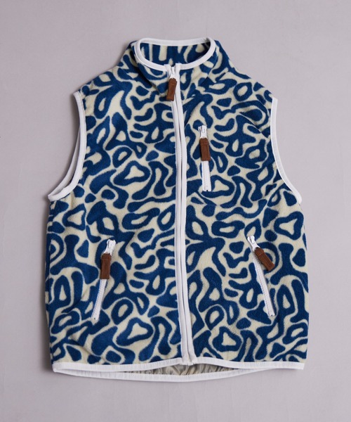 PAIRMANON STREET（ペアマノンストリート）の「フリース スタンドカラー ジップベスト【PAIRMANON STREET】（ベスト・キッズ・グリーン系その他/ブルー系その他/アイボリー/ブラック・100/110/120/130/140/150/160/90）」の19枚目の写真