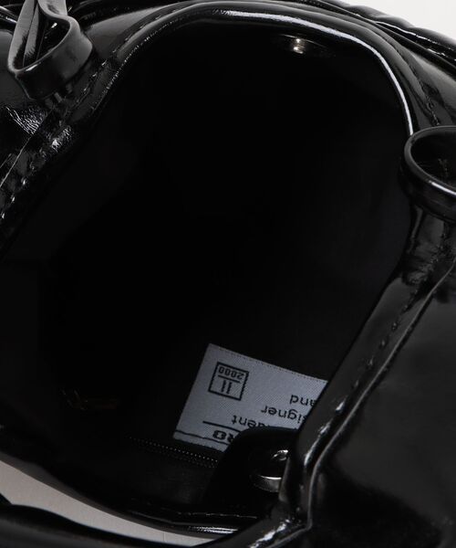 HOOK(フック)の「HOOK for girls 2WAY リボンデザイン フェイクレザー バッグ(ハンドバッグ・レディース・ブラック/アイボリー/ピンク/レッド・FREE)」の7枚目の写真