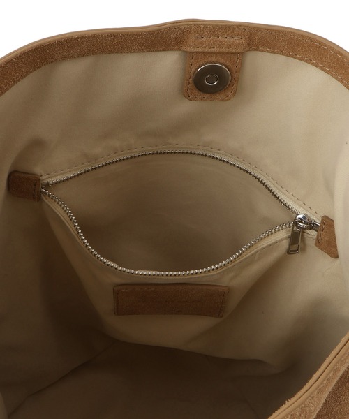 ADAM ET ROPE'(アダムエロペ)の「スプリットレザーワンショルダー2WAYバッグ(ショルダーバッグ・レディース・ブラック/ベージュ・FREE)」の19枚目の写真