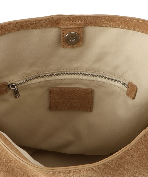 ADAM ET ROPE'(アダムエロペ)の「スプリットレザーワンショルダー2WAYバッグ(ショルダーバッグ・レディース・ブラック/ベージュ・FREE)」の21枚目の写真