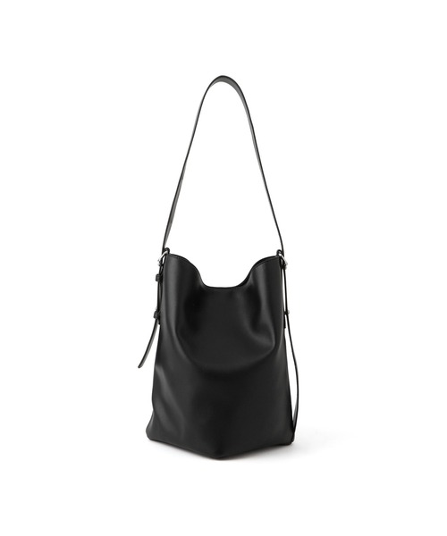 ADAM ET ROPE'(アダムエロペ)の「スプリットレザーワンショルダー2WAYバッグ(ショルダーバッグ・レディース・ブラック/ベージュ・FREE)」の22枚目の写真