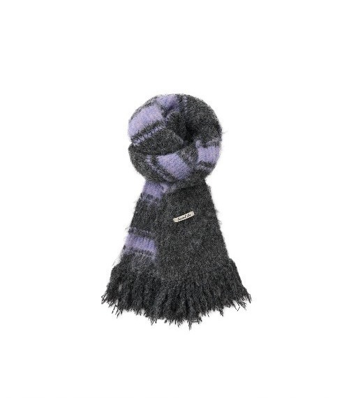 harey stripe muffler ヘアリーボーダーマフラー（マフラー）｜GENERAL