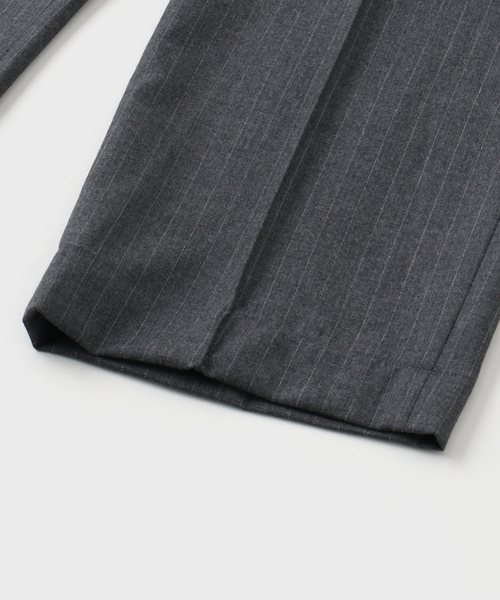 セール】BARRY BRICKEN / バリーブリッケン SUPER100'S STRIPE PANTS