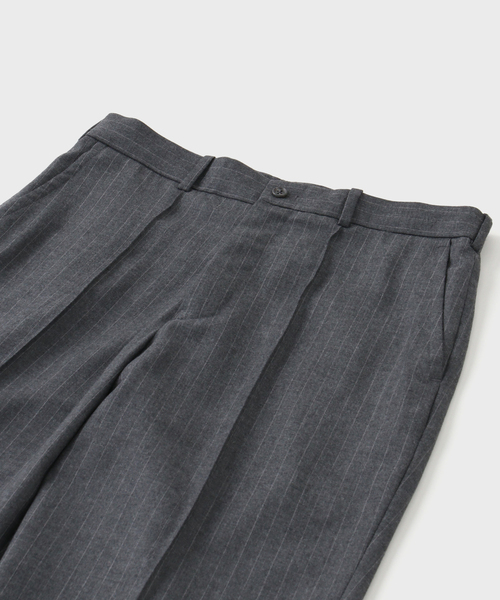 セール】BARRY BRICKEN / バリーブリッケン SUPER100'S STRIPE PANTS