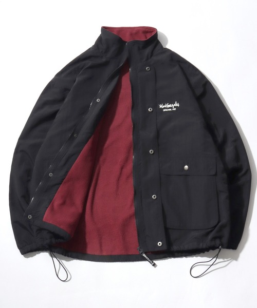 セール】2025AW Mark Gonzales/マークゴンザレス ナイロン 裏フリース