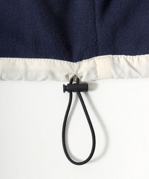 Mark Gonzales（マーク・ゴンザレス）の「2025AW Mark Gonzales/マークゴンザレス ナイロン 裏フリース ワンポイント刺繍 スタンドブルゾン（ブルゾン・メンズ・ネイビー/アイボリー/ブラック・M/L/XL）」の14枚目の写真