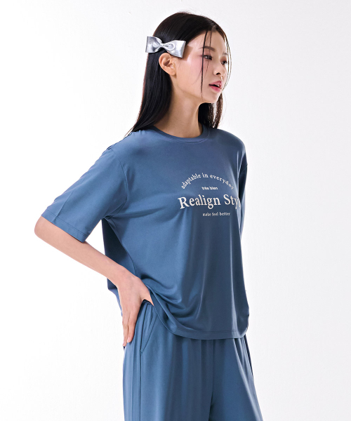 CHASECULT（チェイスカルト）の「女性クーリングセット半袖Tシャツ-DBZG5856C0N（Tシャツ/カットソー・レディース・ブルー・85/90）」の5枚目の写真