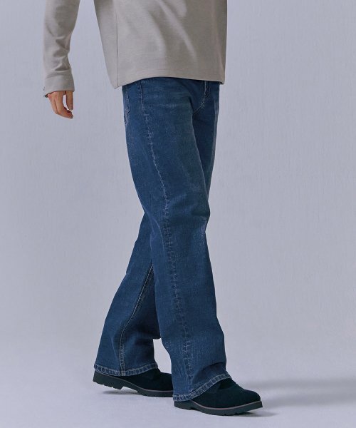 CHASECULT(チェイスカルト)の「男性Dトーンワイドデニムパンツ-CERK2314B04(デニムパンツ・メンズ・ネイビー・70/76/82/86)」の3枚目の写真