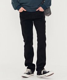 男性 ブラック ヒドゥンバンディング スリムデニム-BEZK2301B03