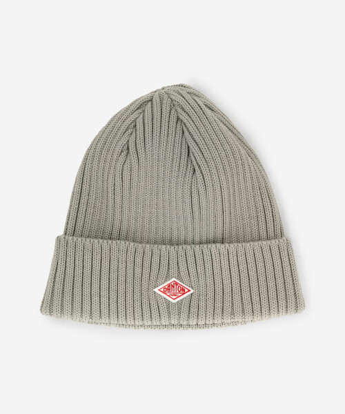 DANTON（ダントン）の「DANTON | リブニットキャップ（ニットキャップ/ビーニー・レディース・グレイッシュベージュ/ブラック/ゴールド/チャコール/モカ・F）」の5枚目の写真