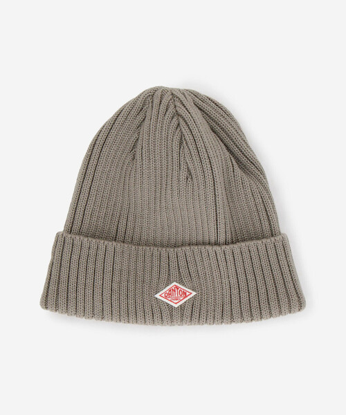 DANTON（ダントン）の「DANTON | リブニットキャップ（ニットキャップ/ビーニー・レディース・グレイッシュベージュ/ブラック/ゴールド/チャコール/モカ・F）」の4枚目の写真