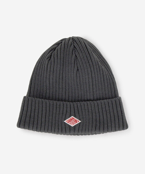 DANTON（ダントン）の「DANTON | リブニットキャップ（ニットキャップ/ビーニー・レディース・グレイッシュベージュ/ブラック/ゴールド/チャコール/モカ・F）」の6枚目の写真