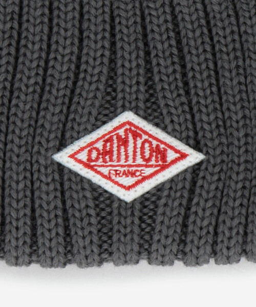 DANTON（ダントン）の「DANTON | リブニットキャップ（ニットキャップ/ビーニー・レディース・グレイッシュベージュ/ブラック/ゴールド/チャコール/モカ・F）」の8枚目の写真