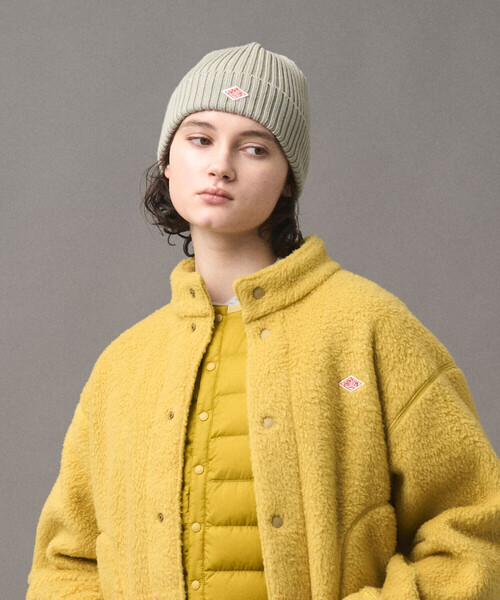 DANTON（ダントン）の「DANTON | リブニットキャップ（ニットキャップ/ビーニー・レディース・グレイッシュベージュ/ブラック/ゴールド/チャコール/モカ・F）」の9枚目の写真