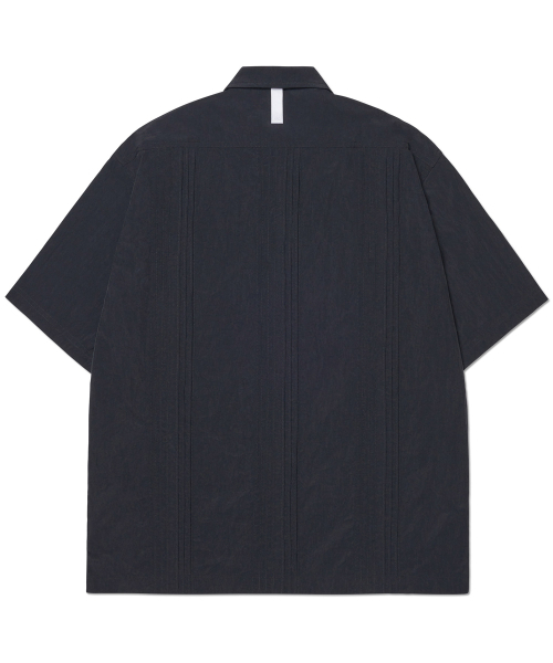NOMANUAL(NOMANUAL)の「NM GUAYABERA HALF SLEEVE SHIRT - BLACK(シャツ/ブラウス・レディース・その他・SMALL/MEDIUM/LARGE)」の2枚目の写真