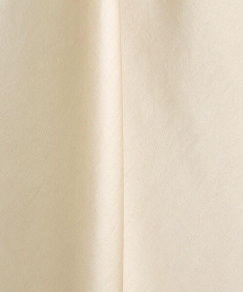 couture brooch（クチュールブローチ）の「シルキーヘビーサテンスカート（スカート・レディース・チャコールグレー/サンドベージュ/アイボリー・42/40/38）」の10枚目の写真