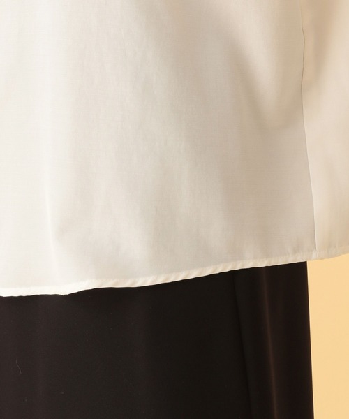 Elura（エルーラ）の「≪入卒/セレモニー/通勤≫ボウタイ2WAYブラウス/612479（シャツ/ブラウス・レディース・ホワイト/ネイビー・FREE）」の21枚目の写真
