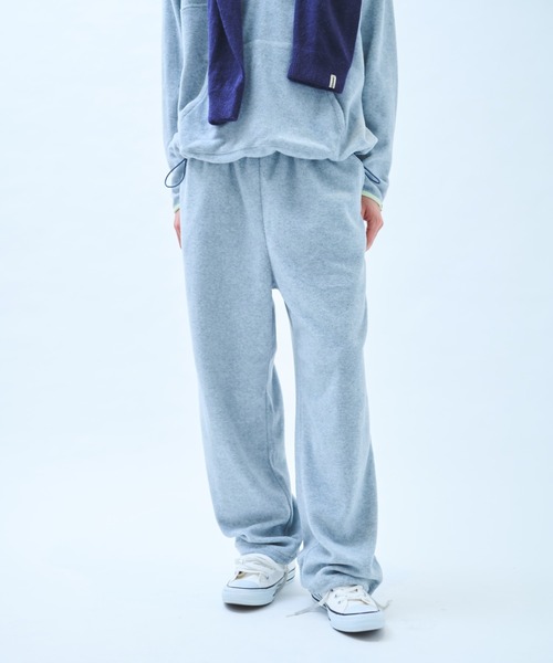 common gull products.（コモンガルプロダクツ）の「さみしさの気配がするフリースパンツ（その他パンツ・レディース・パープル系/グレー系/ネイビー/チャコール・SMALL/MEDIUM/LARGE）」の3枚目の写真