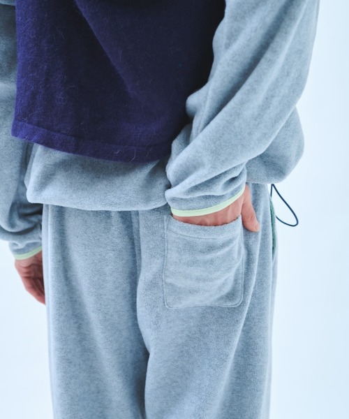 common gull products.（コモンガルプロダクツ）の「さみしさの気配がするフリースパンツ（その他パンツ・レディース・パープル系/グレー系/ネイビー/チャコール・SMALL/MEDIUM/LARGE）」の5枚目の写真