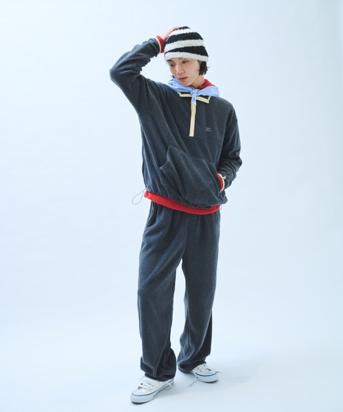 common gull products.（コモンガルプロダクツ）の「さみしさの気配がするフリースパンツ（その他パンツ・レディース・パープル系/グレー系/ネイビー/チャコール・SMALL/MEDIUM/LARGE）」の11枚目の写真