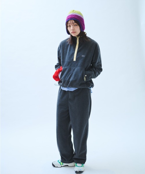 common gull products.（コモンガルプロダクツ）の「さみしさの気配がするフリースパンツ（その他パンツ・レディース・パープル系/グレー系/ネイビー/チャコール・SMALL/MEDIUM/LARGE）」の20枚目の写真