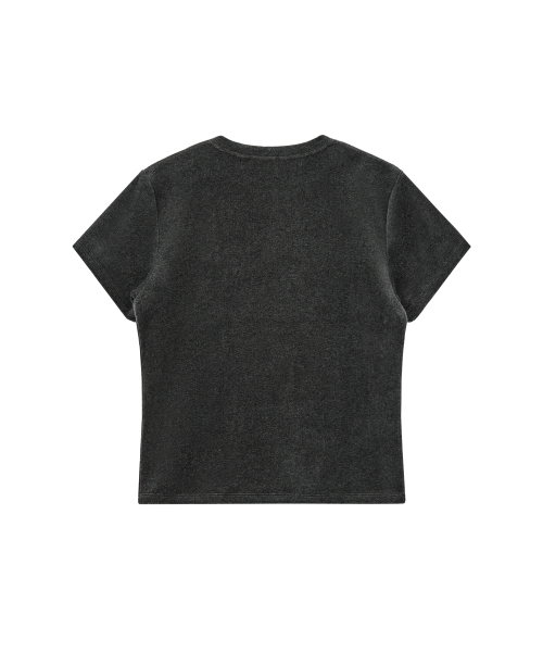 Rest&Recreation(レストアンドレクリエーション)の「VELVET LOGO T-SHIRT - BLACK(Tシャツ/カットソー・レディース・その他・ONE)」の6枚目の写真