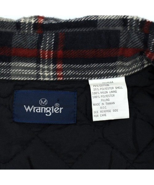 Wrangler（ラングラー）の「【USED】90’s Wrangler キルティングネル USA製（その他アウター・メンズ・ブラック・MEDIUM）」の2枚目の写真