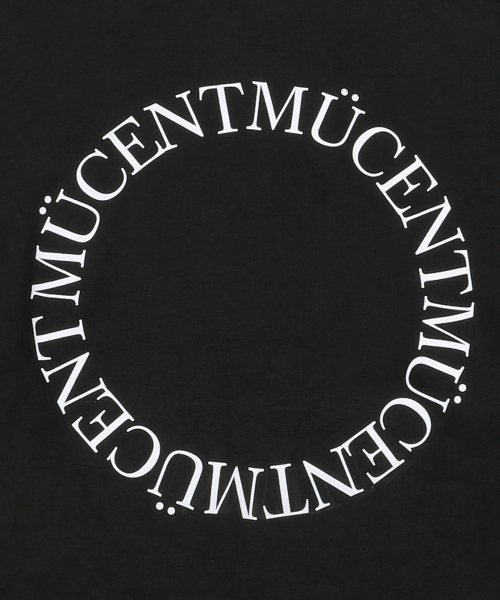 MUCENT(ムセント)の「シグネチャーバックラウンド円形ロゴルーズフィットロングスリーブスウェット男女共用(2カラー)(スウェット・レディース・ブラック/カーキ・MEDIUM/LARGE)」の3枚目の写真