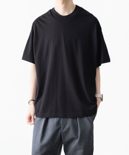 VEIN (ヴェイン)の「100/3 スエードジャージー ヴェゼル S/S TEE / 100/3 SUEDE JERSEY VESSEL S/S TEE(Tシャツ/カットソー・メンズ・ホワイト/ブラック・2/1/3)」の2枚目の写真