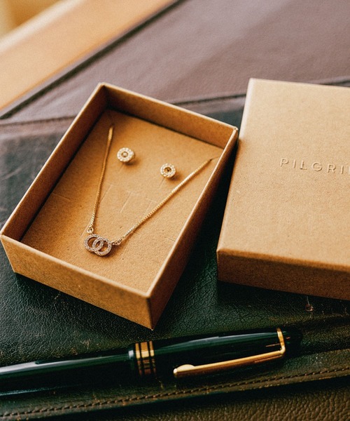 mysty woman（ミスティウーマン）の「【PILGRIM】HARLAN ギフトBOX　601961（ネックレス・レディース・シルバー/ゴールド・FREE）」の2枚目の写真