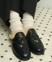 Lutim by u（ルチバイユー）の「Fake Leather Loafer Mules/フェイクレザーローファーミュール（ローファー・レディース）」